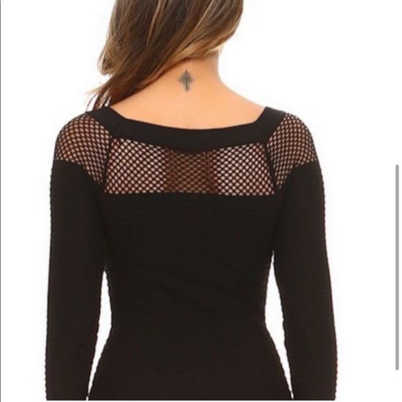 Pretty Yelete long Sleeve Bodycon Scoop Neck mesh yoke Nwt. Bundle item only! - Picture 4 of 8